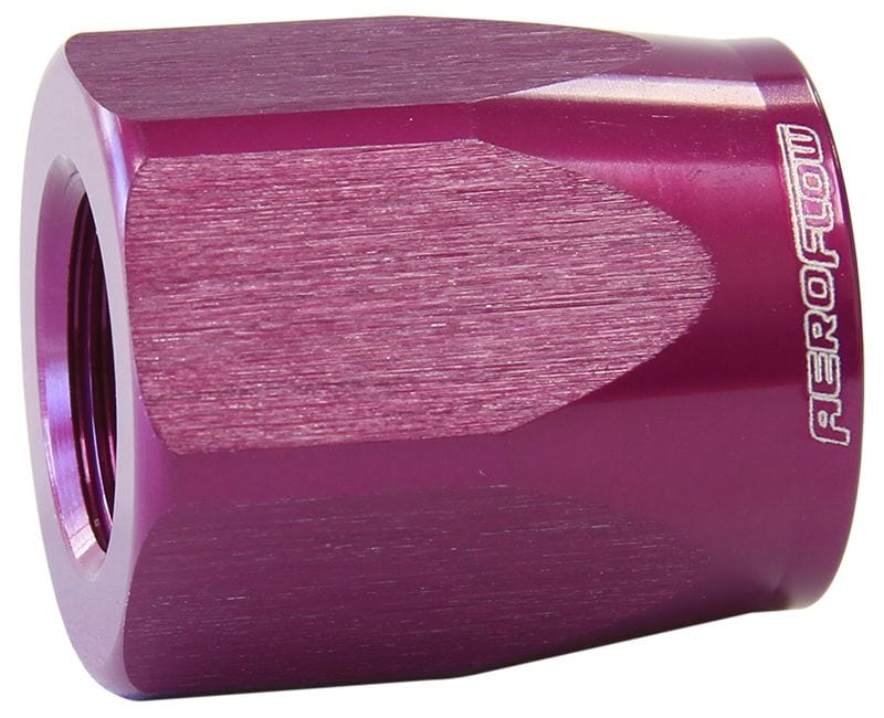 Aeroflow Performance Purple Finish. Suits 100 & 450 Series Hose Ends Aeroflow Taper Style Hose End Socket -20AN AF298-20DPUR SR
