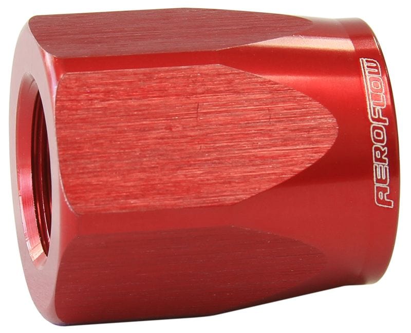 Aeroflow Performance Red Finish. Suits 100 & 450 Series Hose Ends Aeroflow Taper Style Hose End Socket -20AN AF298-20DR SR