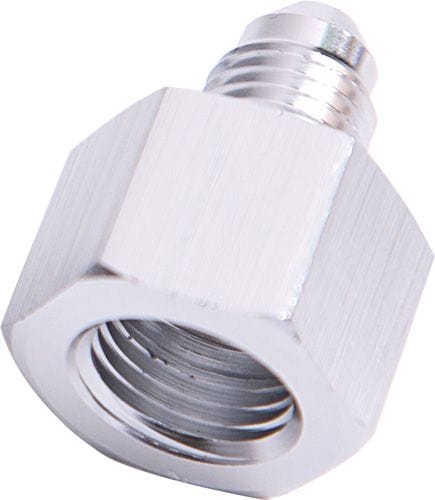 Aeroflow Performance Silver Finish Aeroflow AN Flare Reducer Female/Male -10AN to -6AN AF950-10-06S SR