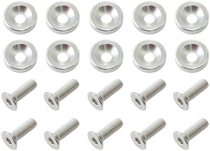 Aeroflow Billet Dress-Up/Fender Bolt Kit M6 x 1.00mm (20mm UHL) AF64-4365S