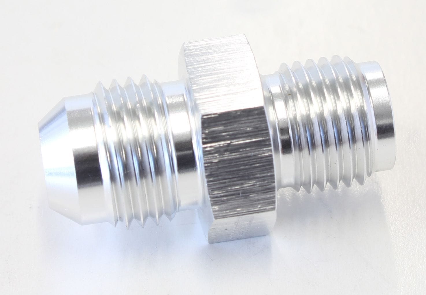 Aeroflow Performance Silver Finish Aeroflow Inverted Seat Adapter 1/2"-20 to -6AN AF703-06S SR