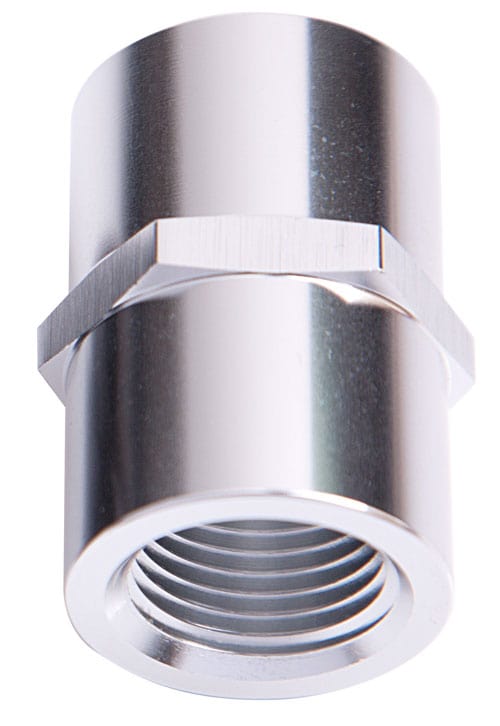 Aeroflow Performance Silver Finish Aeroflow NPT Female Coupler 1/8" AF910-02S SR