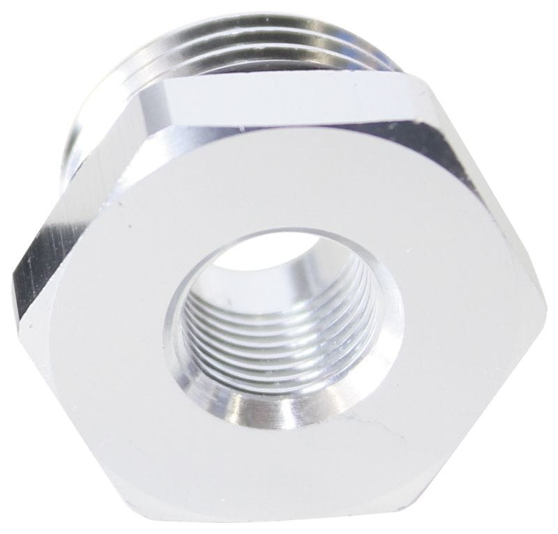 Aeroflow Performance Silver Finish. Aeroflow ORB Port Reducer -12ORB to 1/8" AF912-P12-02S SR