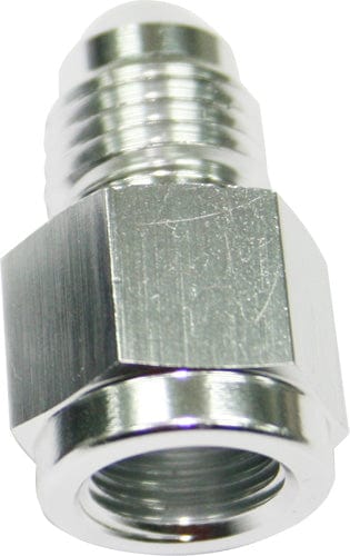 Aeroflow Performance Silver Finish Aeroflow Straight Female NPT to Male AN Adapter 1/8" to -3AN AF370-03S SR