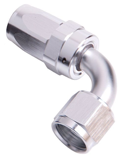 Aeroflow Performance Silver Finish. Suit 100 & 450 Series Hose Aeroflow 100 Series Taper 90° Swivel Hose End -16AN AF103-16S SR