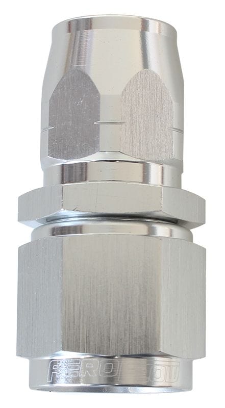 Aeroflow Performance Silver Finish. Suits 100 & 450 Series Hose Aeroflow 550 Series Cutter Style One Piece Straight Stepped Hose End -12AN to -16 Hose AF SR