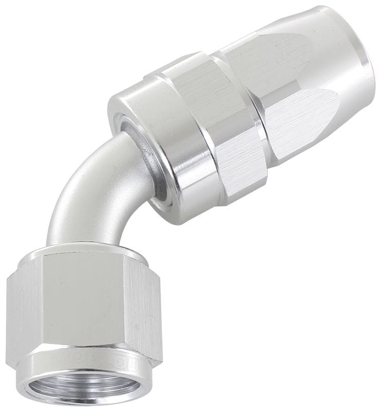 Aeroflow Performance Silver Finish. Suits 200 & 250 Series Hose Aeroflow 200 Series PTFE 60° Hose End -8AN AF208-08DS SR