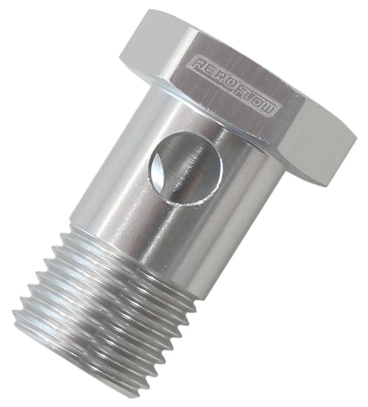 Aeroflow Performance Silver Finish Use With -10AN Aeroflow Alloy Banjo Bolt M18 x 1.5 AF717-10S SR
