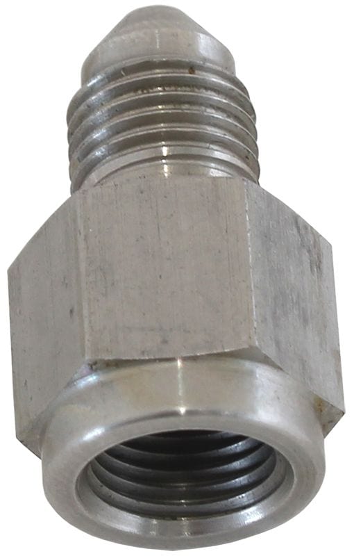 Aeroflow Performance Stainless Steel Aeroflow Straight Female NPT to Male AN Adapter 1/8" to -3AN AF370-03SS SR