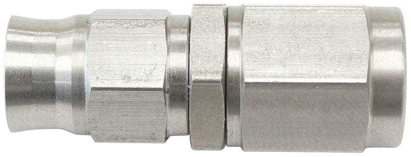 Aeroflow Performance Stainless Steel Finish Aeroflow Straight Hose End Metric M10 x 1.0mm AF204-03 SR