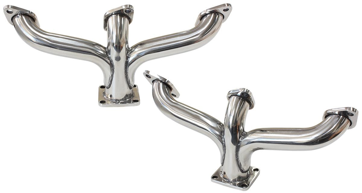 Aeroflow Performance Stainless Steel, Suit Ford Flathead Aeroflow Ford Flathead Block Huggers AF9599-1000 SR