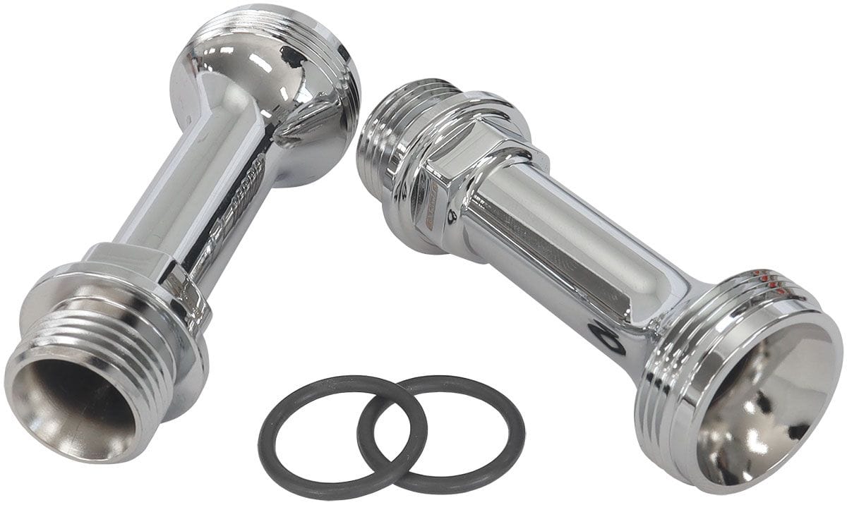 Aeroflow Performance Suit Adjustable Fuel Log (AF64-2037), -8ORB for Holley Carburettors, Aeroflow Replacement Billet Adjustable Fuel Log Legs AF59-2136C SR