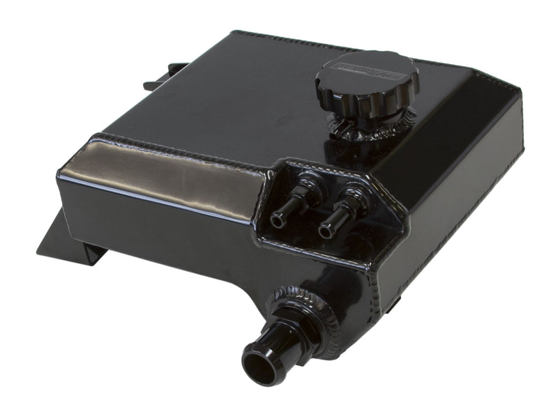 Aeroflow Fabricated Radiator Overflow Tank - Black AF77-1022BLK