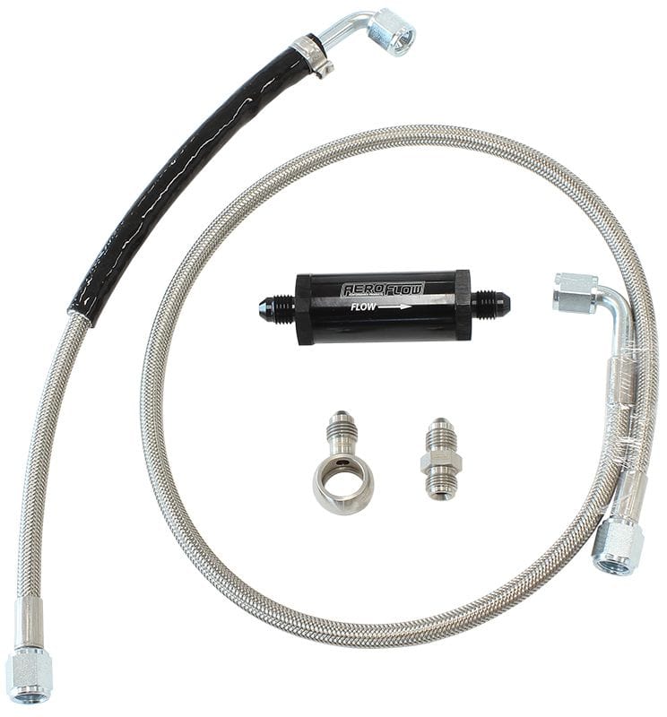 Aeroflow Performance Suit Ford FG XR6, Includes 40 Micron Oil Filter (F6 Requires AF359-04 Aeroflow Turbo Oil Feed Line Kit AF30-1005 SR