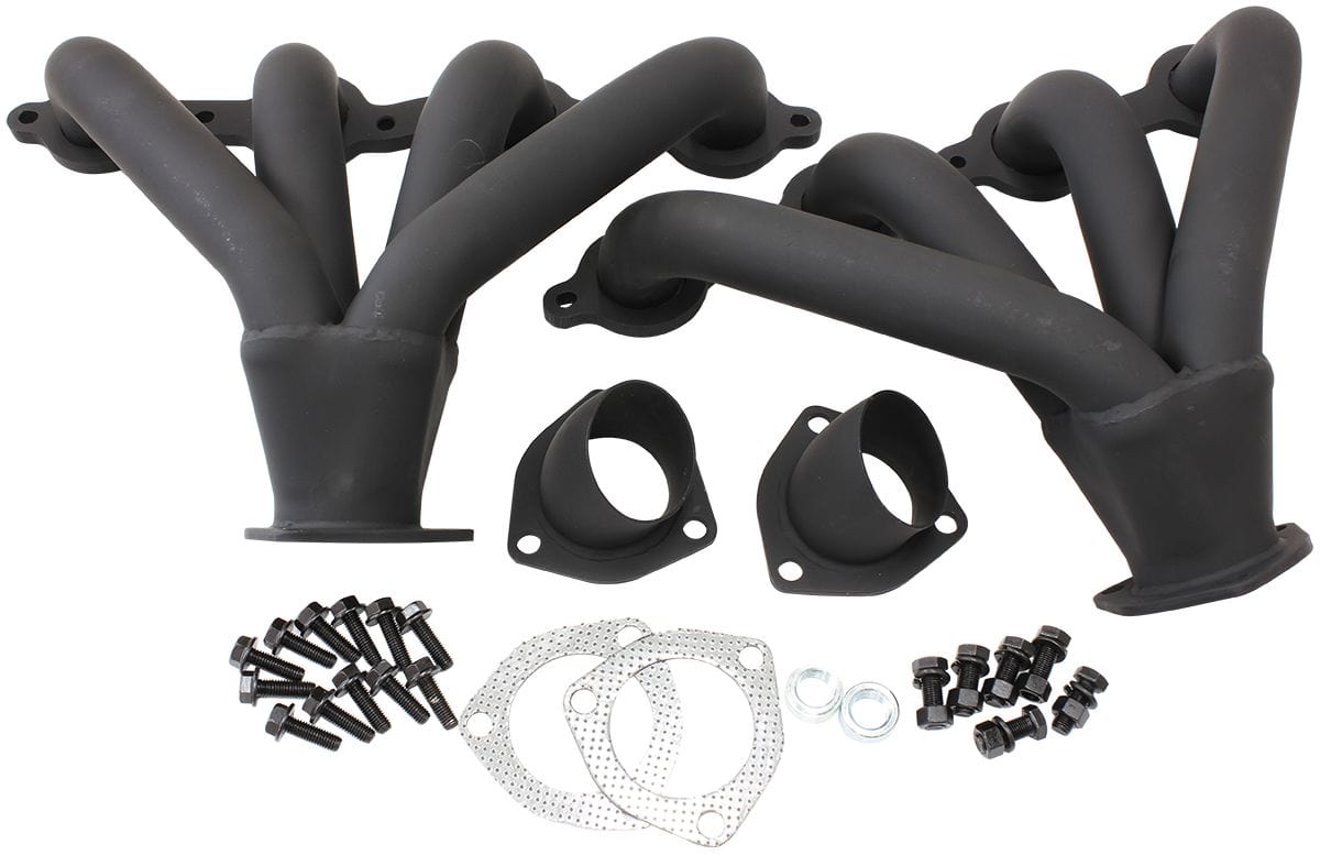 Aeroflow Performance Suit GM LS Series Aeroflow GM LS Mild Steel 1-5/8" Block Huggers AF9599-1001 SR
