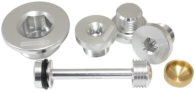 Aeroflow Welsh Plug Kit with Billet Barbell AF64-2125
