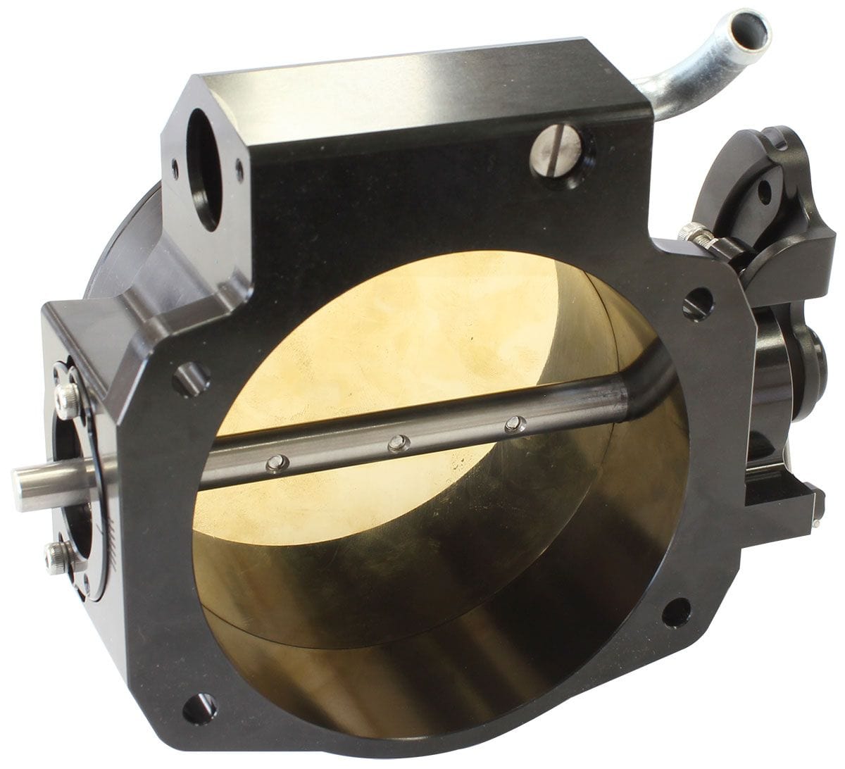 Aeroflow Performance Suit GM LS Series. Uses Standard Idle & TPS Aeroflow Billet 105mm Throttle Body - Black Finish AF64-2270BLK SR