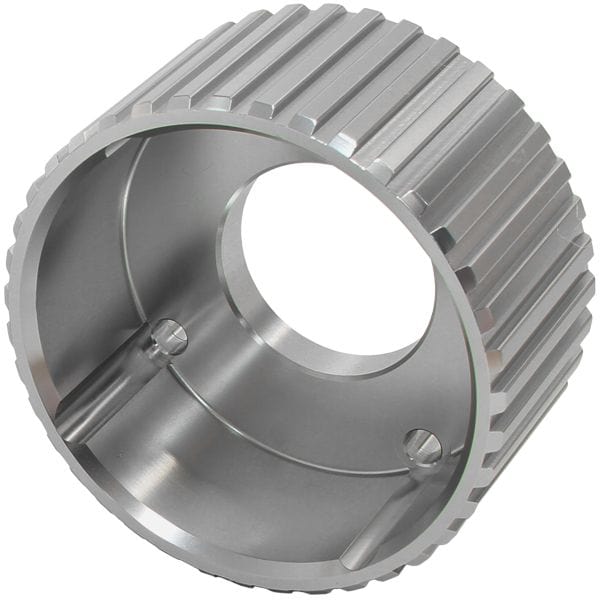 Aeroflow Performance Suit Holden V8 Aeroflow Gilmer Drive Crankshaft Pulley - Silver Finish AF59-3003C SR