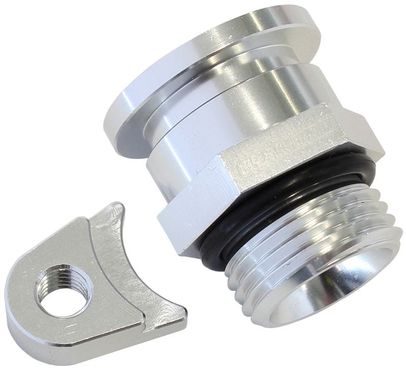 Aeroflow Performance Suit Holden V8 EFI, adapts Factory regulator to Aeroflow Fuel Rail Aeroflow Fuel Pressure Regulator Adapter - Silver AF64-2200S SR