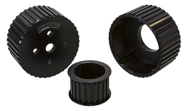 Aeroflow Performance Suit Large Bearing Water Pump. Belt Not Included Aeroflow Gilmer Drive Kit, Black, suit Holden 253-308 V8 AF64-3003BLK SR