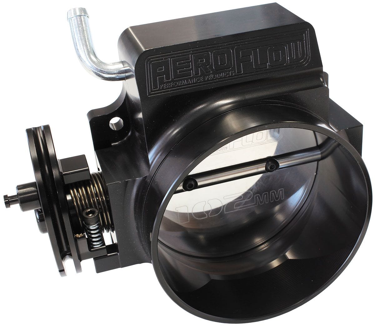 Aeroflow Performance Suit LSX Manifolds or LS Manifolds with the use of an Adapter Plate Aeroflow Billet 102mm Throttle Body (Black Finish) AF64-2070BLK SR