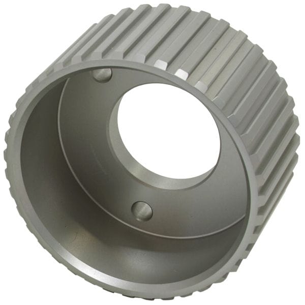 Aeroflow Performance Suit SB & BB Chevy with Short Water Pump Aeroflow Gilmer Drive Crankshaft Pulley - Silver Finish AF59-3000C SR