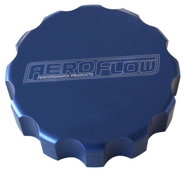 Aeroflow Performance Suit Small Cap, Blue Finish Aeroflow Billet Radiator Cap Cover AF463-0032B SR