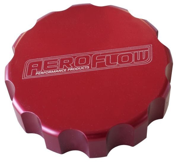 Aeroflow Performance Suit Small Cap, Red Finish Aeroflow Billet Radiator Cap Cover AF463-0032R SR
