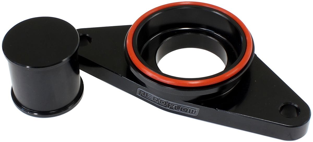 Aeroflow Performance Suit Subaru WRX 2002 to 2007 and STi 2004 to 2013 Aeroflow Blow Off Valve Adapter AF64-5053BLK SR