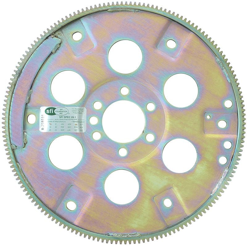 Aeroflow Performance Suits 10.5" & 11.5" Converter Bolt Circle Aeroflow Small Block Chev 400 168 Tooth External Balance Flexplate - SFI Approved AF89-40 SR
