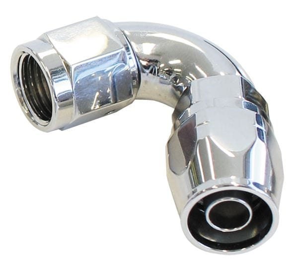 Aeroflow Performance Suits 100 & 450 Series Hose Aeroflow 880 Elite Series Full Flow Cutter Swivel 120° Hose End -4AN AF884-04 SR
