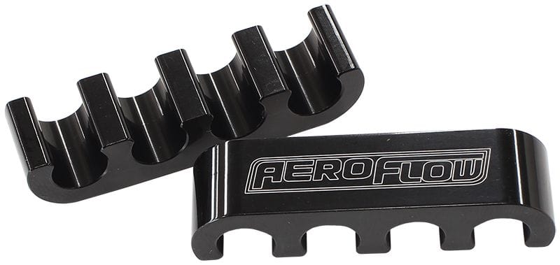 Aeroflow Performance Suits 4 Wire 8.5mm, Black Finish Aeroflow Billet Floating Lead Separators AF64-9754BLK SR
