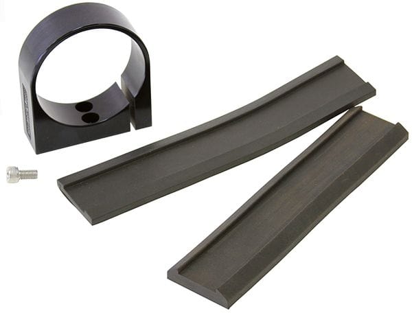 Aeroflow Performance Suits Aeroflow/Bosch 044 Fuel Pumps. Can also be used as a 2-5/8" Gau Aeroflow Single Billet Fuel Pump Bracket - Black AF64-2901BLK SR
