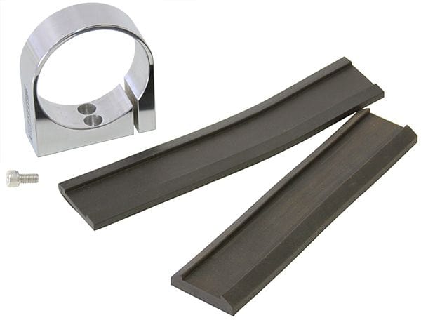 Aeroflow Performance Suits Aeroflow/Bosch 044 Fuel Pumps. Can also be used as a 2-5/8" Gau Aeroflow Single Billet Fuel Pump Bracket - Polished AF64-2901P SR