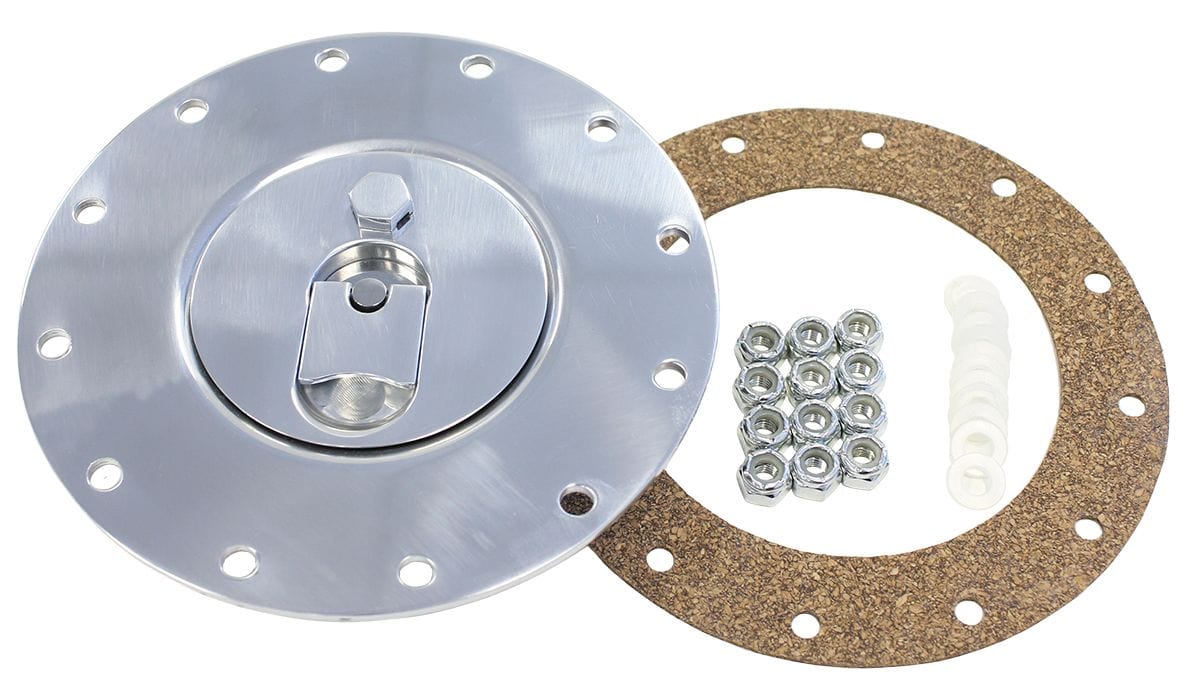 Aeroflow Performance Suits All RCI Fuel Cells, Polished Finish Aeroflow Billet Fuel Cell Cap Assembly AF85-2005 SR