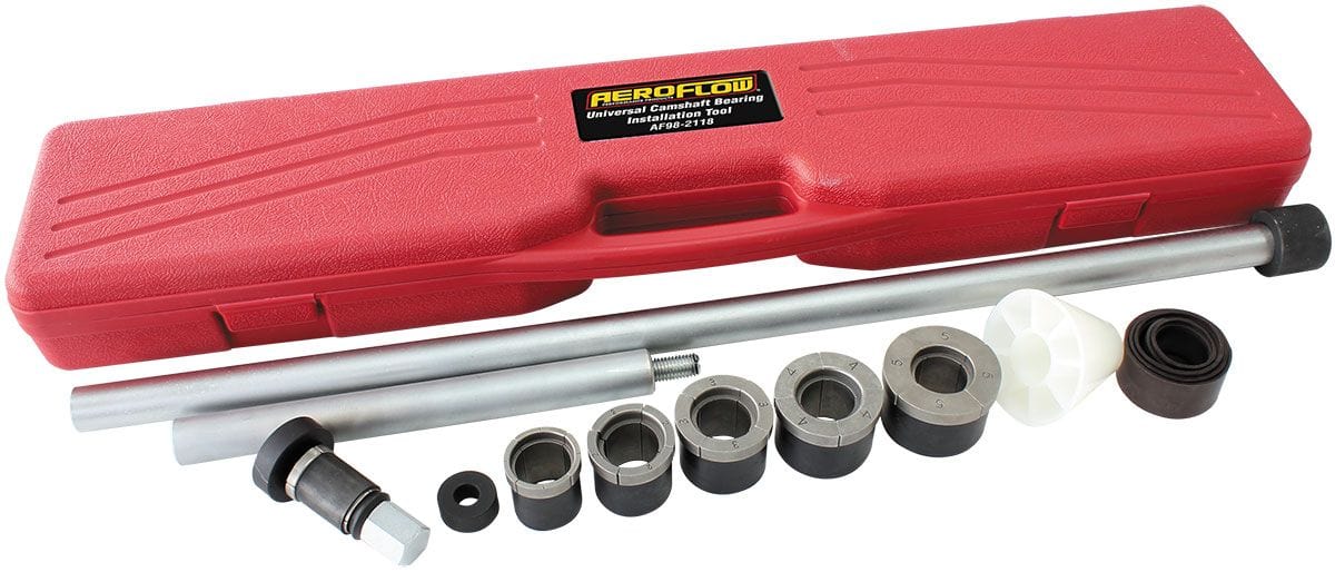 Aeroflow Performance Suits Cam Bearing range of 1.125" to 2.69" Aeroflow Universal Camshaft Bearing Installation Tool AF98-2118 SR