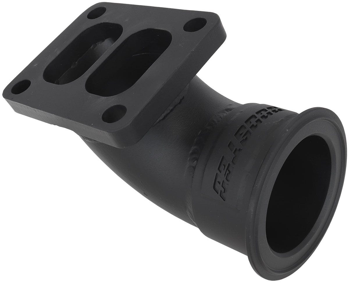 Aeroflow Performance Suits Single GM LS Turbo Manifold Aeroflow GM LS T4 Straight Mount Adapter Turbo Manifold AF8270-2005 SR
