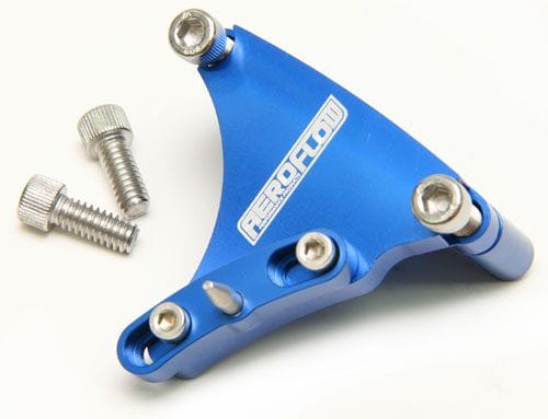 Aeroflow Performance Suits Small Block Chevy Aeroflow 6-3/8" Adjustable Timing Pointer - Blue AF64-2050 SR