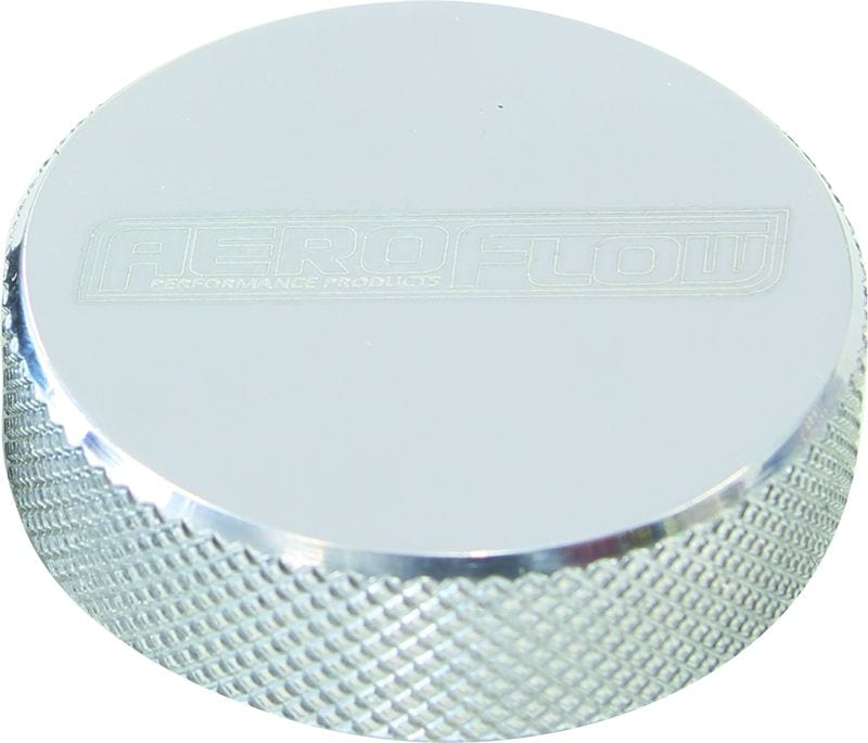 Aeroflow Performance Tall profile, 1/4" UNC Aeroflow Polished Billet Air Cleaner Nut AF55-1005 SR