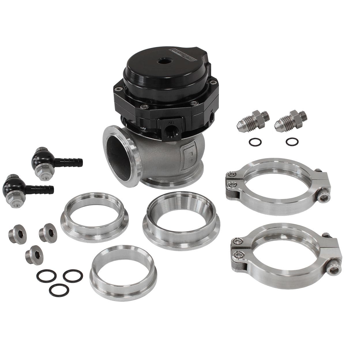 Aeroflow Performance Turbo Accessories AF9552-1000 38mm External Wastegate - Black 14 PSI (1 Bar) AF9552-1000 SR
