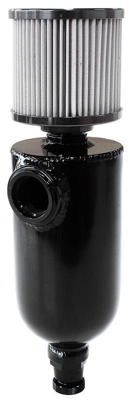 Aeroflow Universal Breather Tank - Black AF77-1028BLK
