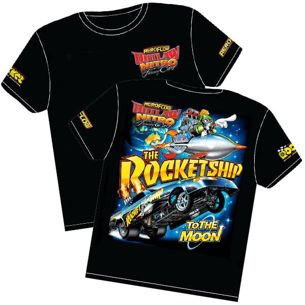 Aeroflow Performance Youth Medium Aeroflow The Rocket Ship' Wheelstander T-Shirt RTRS-YOUTH-M SR