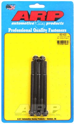 ARP 1/4" UNC x 4.000" UHL With 5/16" Socket Head ARP fasteners 5-Pack Bolt Kit, Hex Head Black Oxide AR650-4000 SR