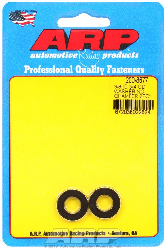 ARP 3/8" I.D, 3/4" O.D .120" Thick With Chamfer (2-Pack) ARP fasteners Special Purpose Washer AR200-8677 SR