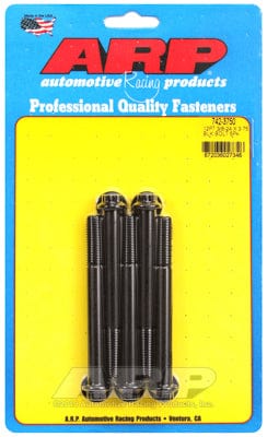 ARP 3/8" UNF x 3.750" UHL With 3/8" Socket Head ARP fasteners 5-Pack Bolt Kit, 12-Point Head Black Oxide AR742-3750 SR