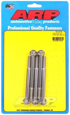 ARP 5/16" UNC x 3.750" UHL With 3/8" Socket Head ARP fasteners 5-Pack Bolt Kit, 12-Point Head S/S AR612-3750 SR