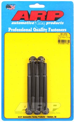 ARP 5/16" UNC x 3.750" UHL With 3/8" Socket Head ARP fasteners 5-Pack Bolt Kit, Hex Head Black Oxide AR651-3750 SR