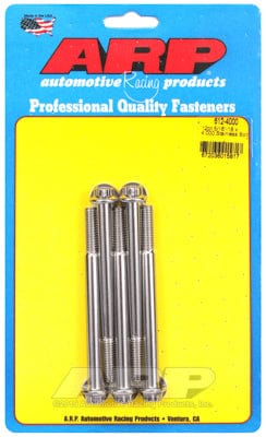 ARP 5/16" UNC x 4.000" UHL With 3/8" Socket Head ARP fasteners 5-Pack Bolt Kit, 12-Point Head S/S AR612-4000 SR