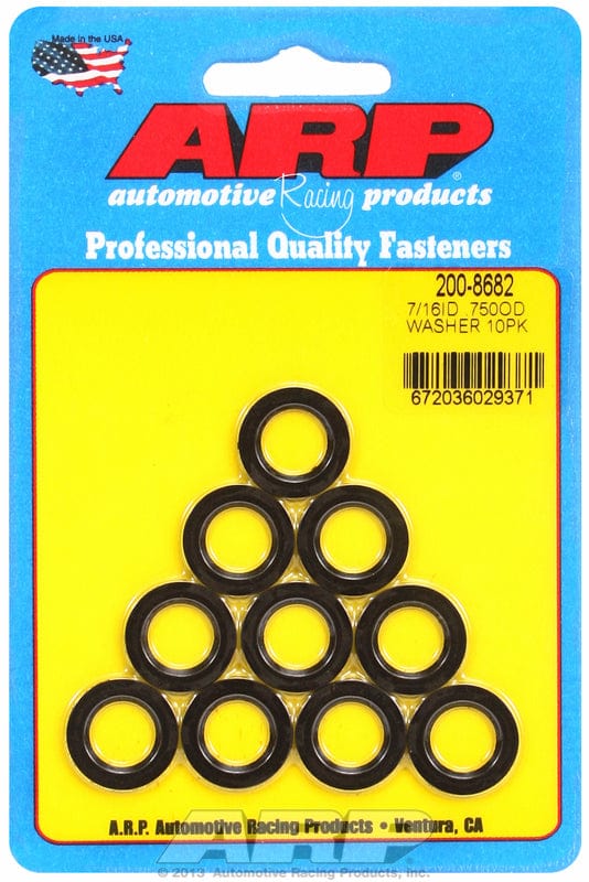 ARP 7/16" I.D, 3/4" O.D .073" Thick With Chamfer (10-Pack) ARP fasteners Special Purpose Washer AR200-8682 SR