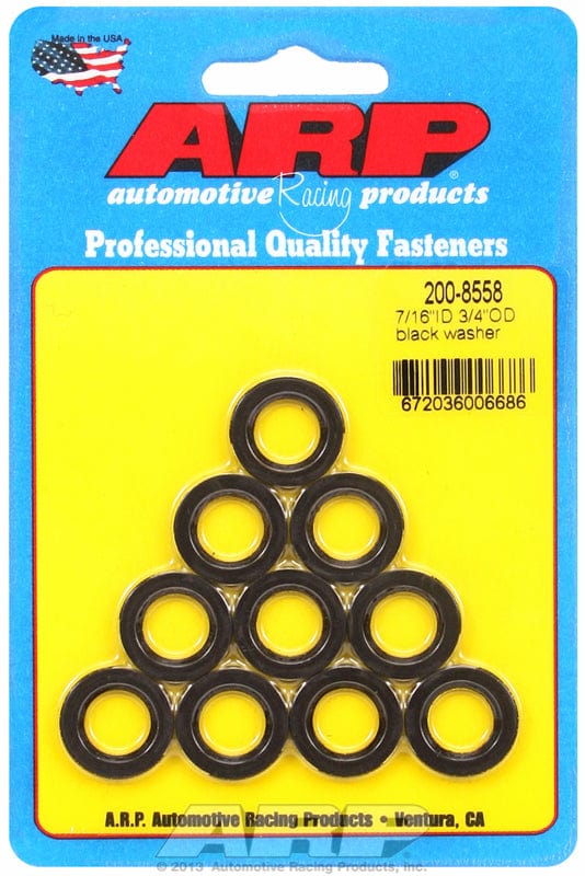 ARP 7/16" I.D, 3/4" O.D .120" Thick with Chamfer (10-Pack) ARP fasteners Special Purpose Washer AR200-8558 SR